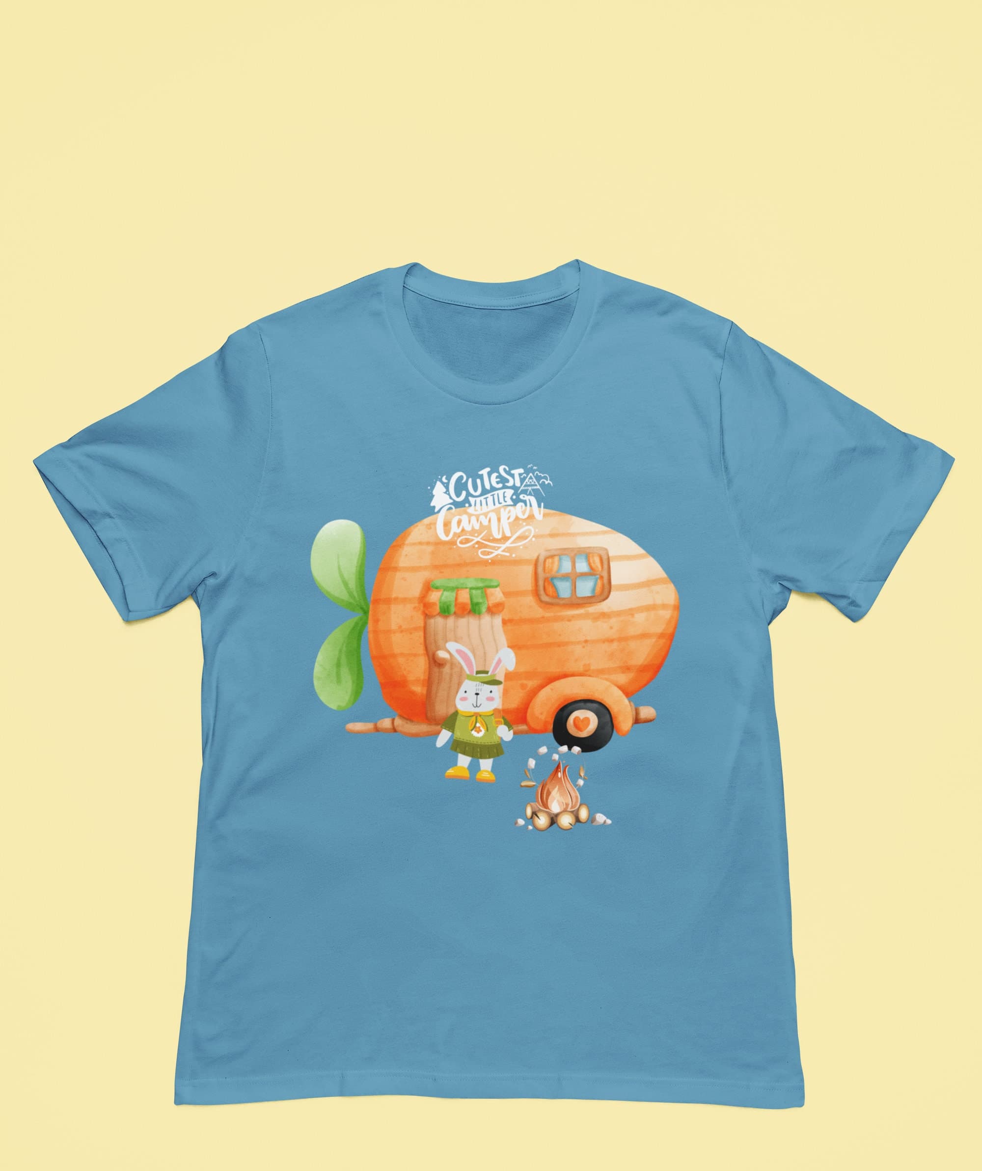 Cutest Little Camper, Outdoor T-Shirts for Toddlers, Kids