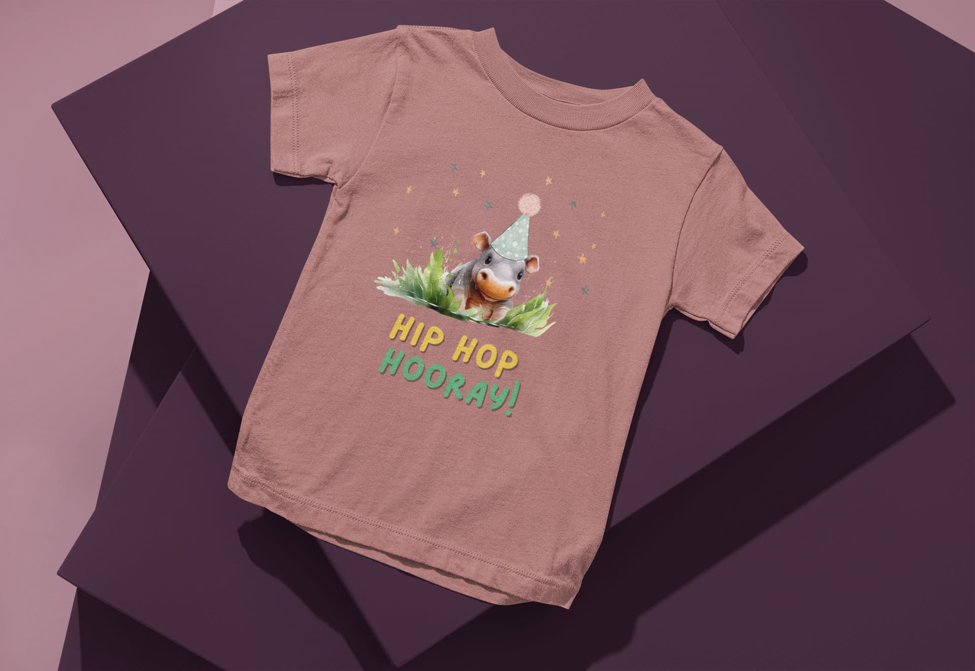 Hip Hop Hurray Toddler Tee: Funny Kids Graphic T-Shirt